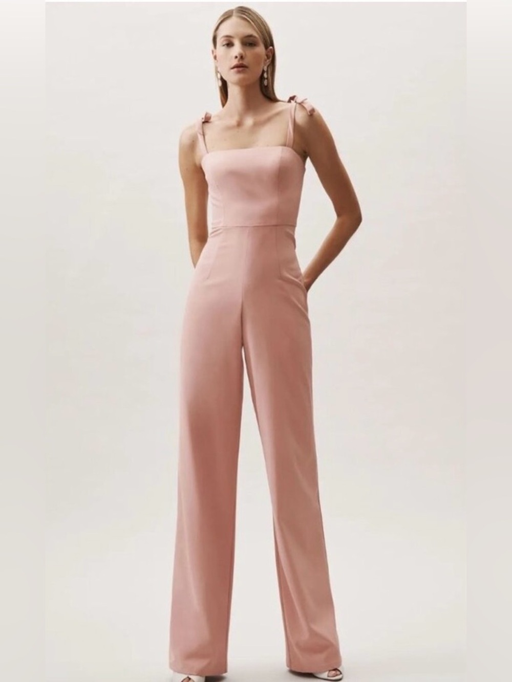 Theia Trinity Blush Jumpsuit